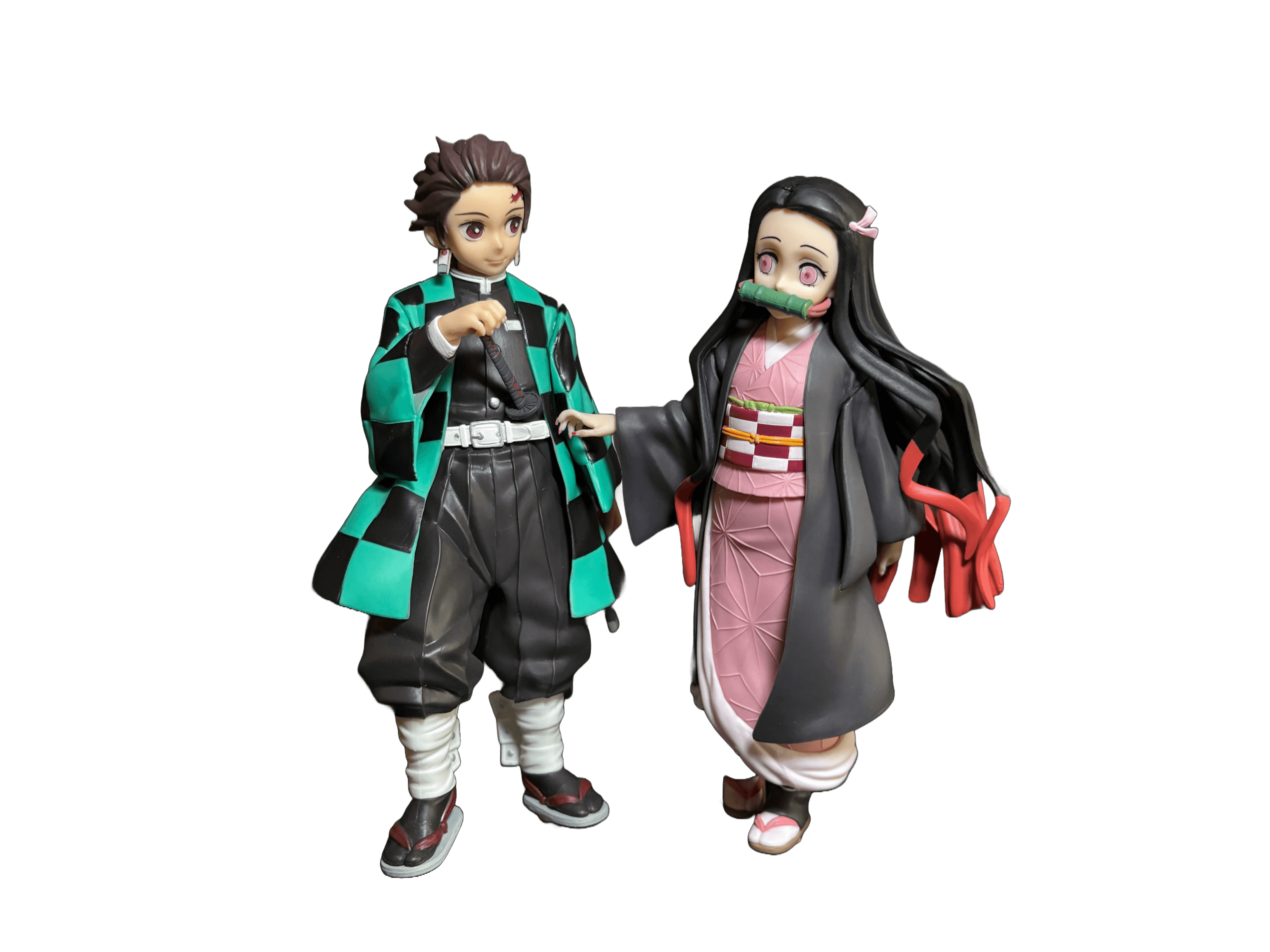 Tanjiro & Nezuko Figure Set | Demon Slayer Siblings at Taketora Kyoto