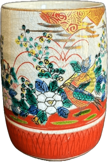 Kutani Ware Tea Cup at Taketora Kyoto