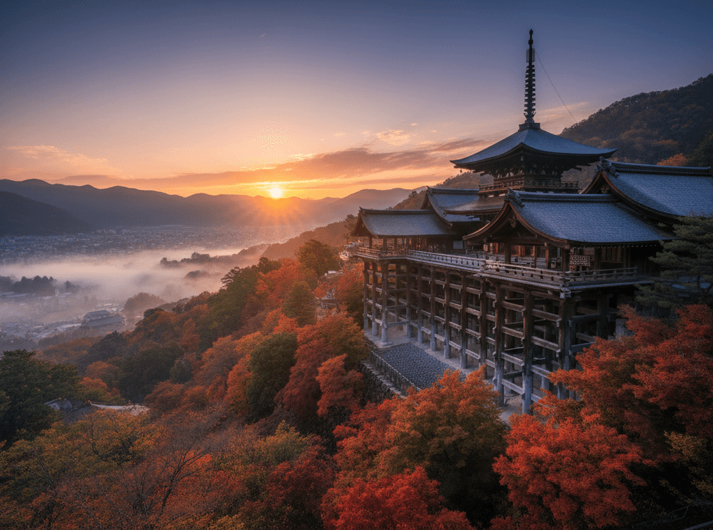 清水寺と京都の風景 - たけとらアンティークショップ